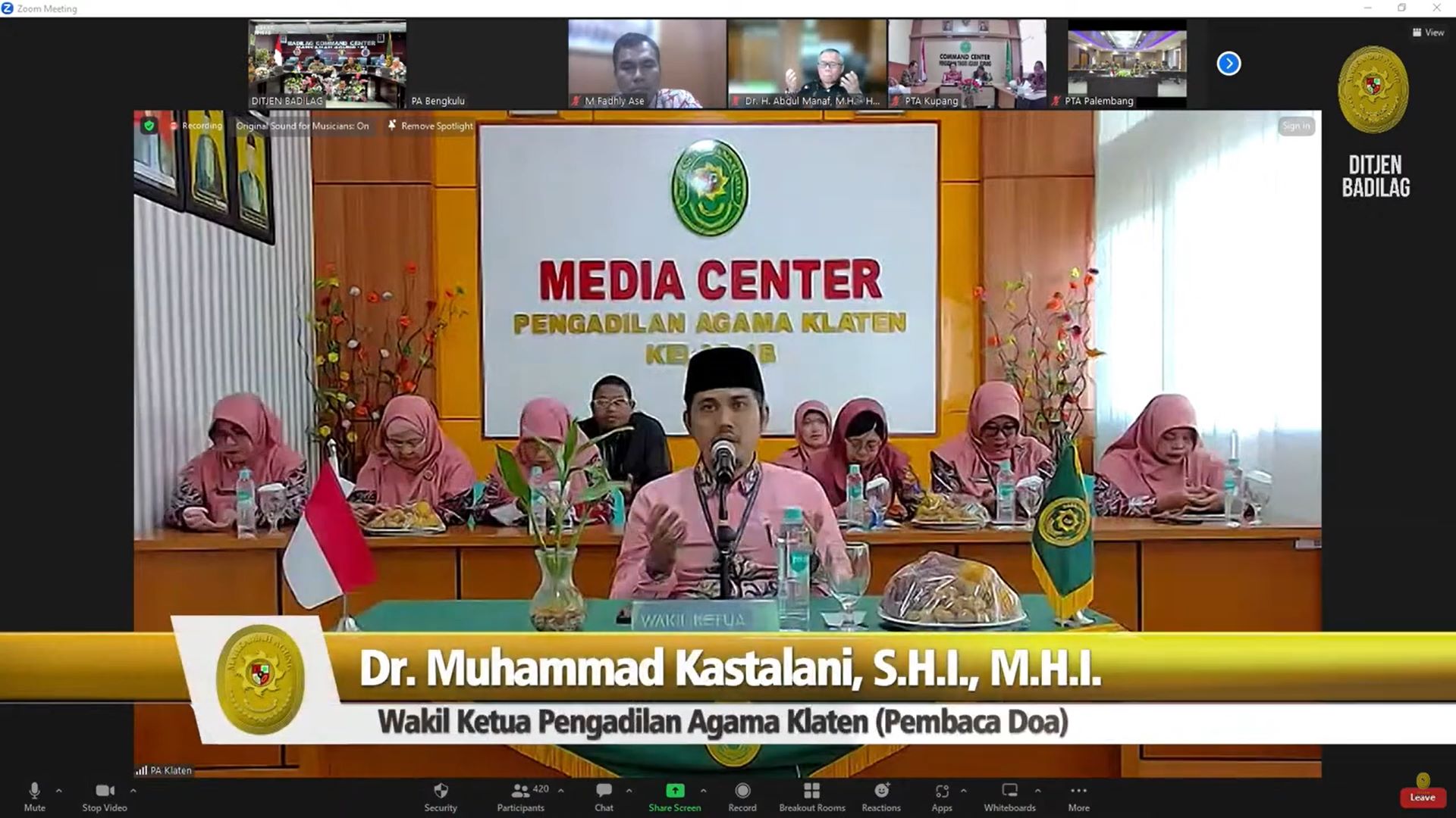 bimtek permasalahan wakaf 10