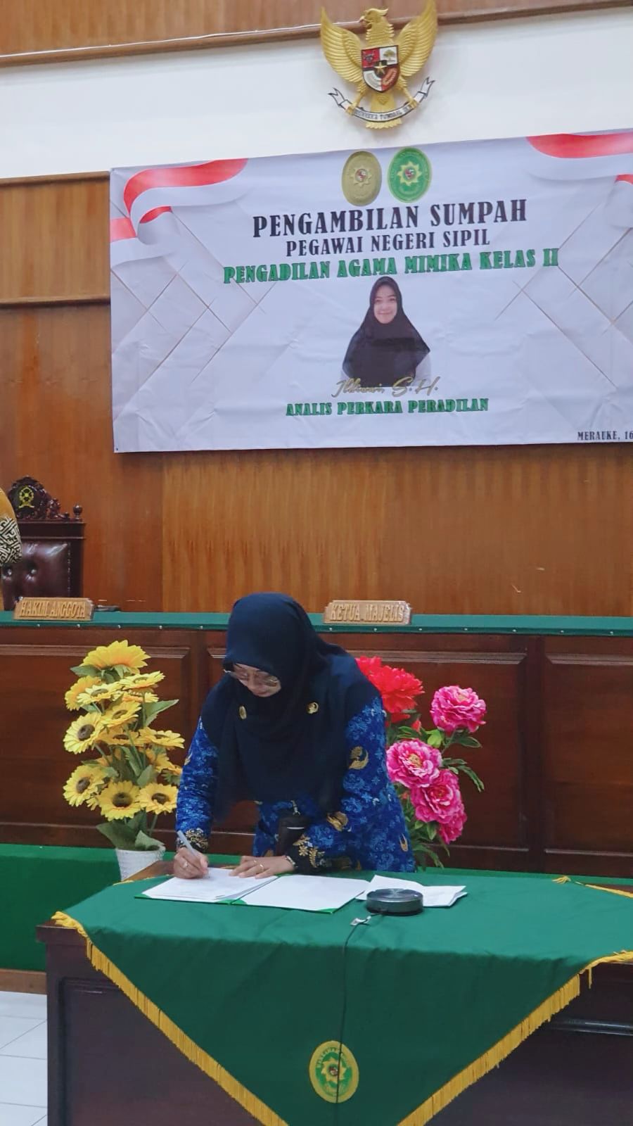 sumpah pns ildiani 1