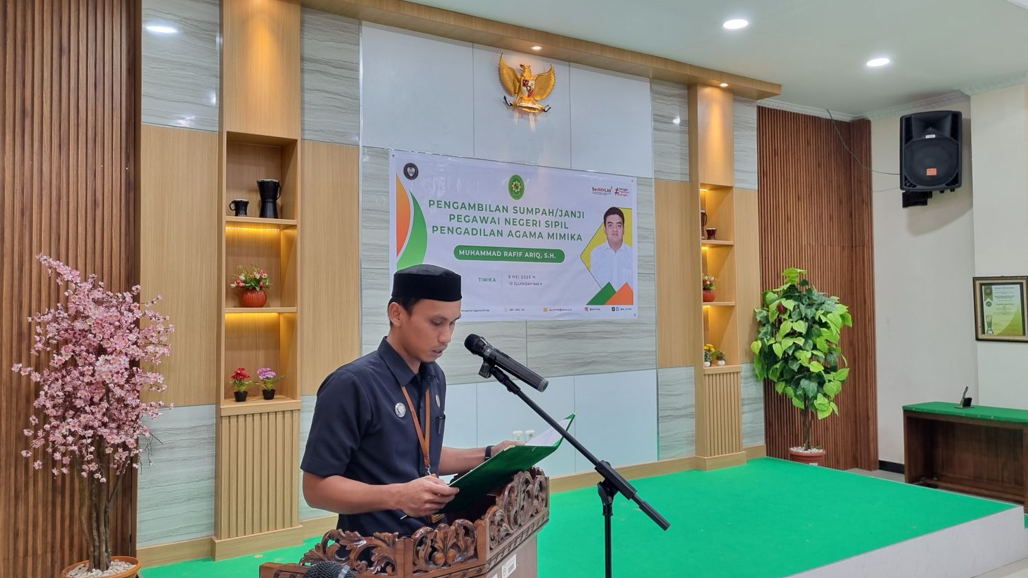 sumpah pns rafif 6