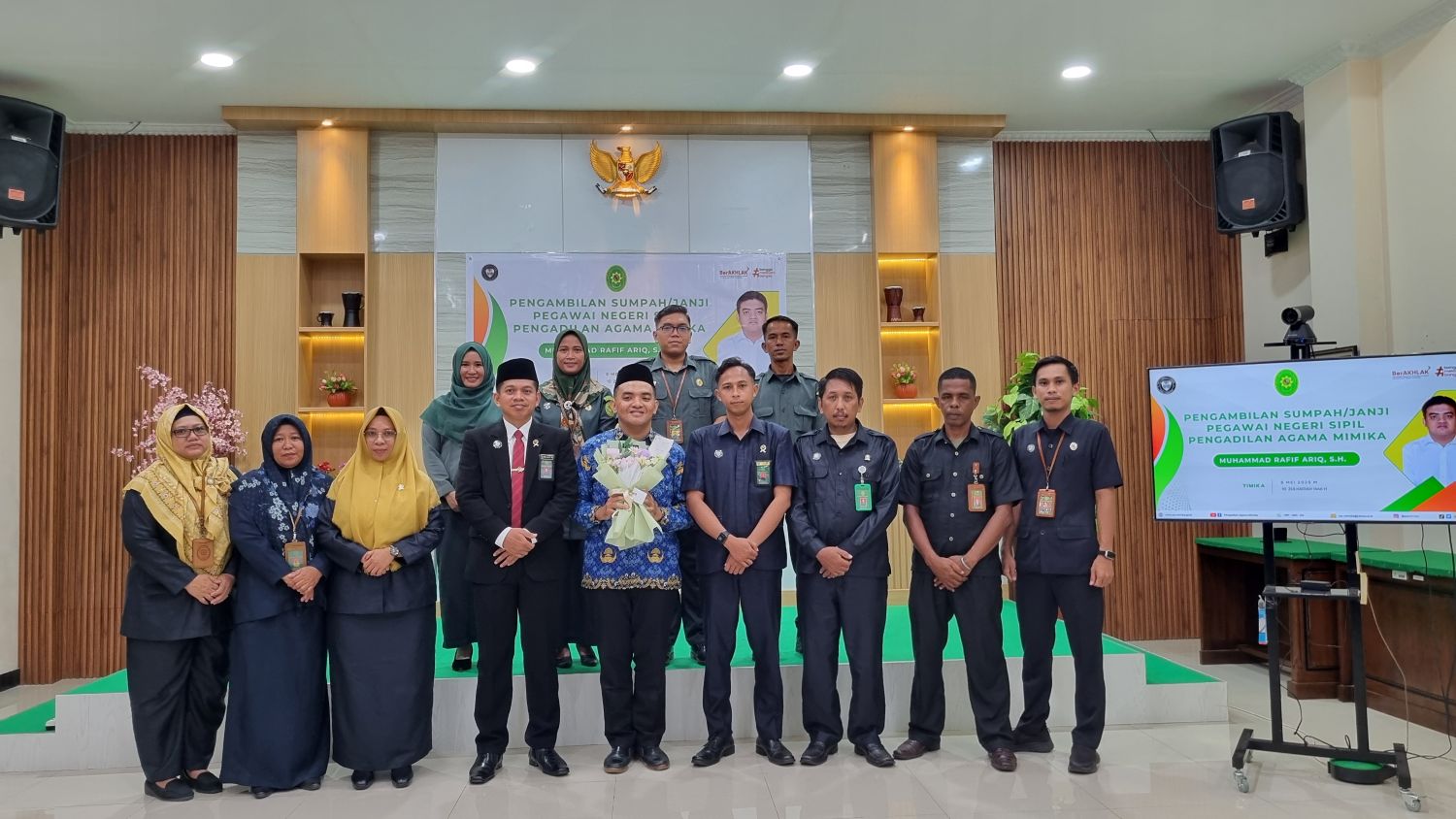 sumpah pns rafif 8